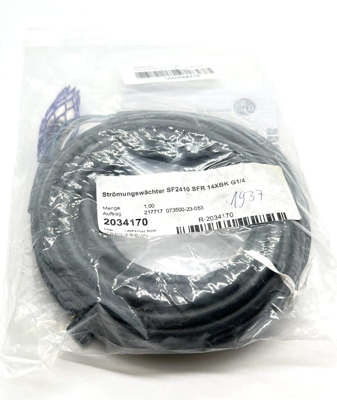 IFM SF2410 SFR 14XBK G1/4 NEU