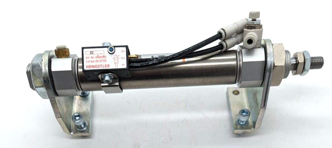 SMC CD85N25-100C-B, Pneumatikzylinder + HENGSTLER 0490300 NEU
