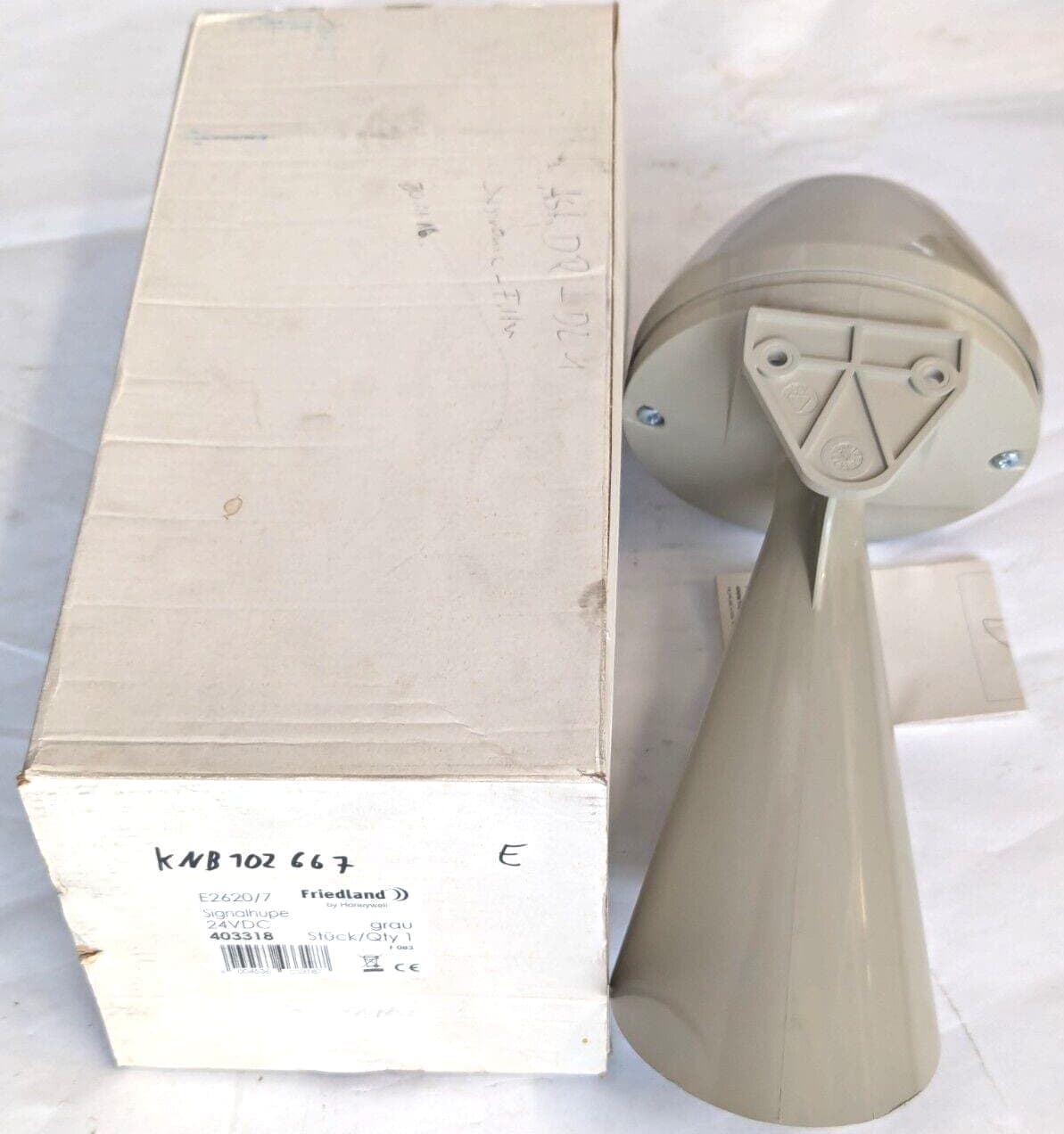Friedland E2620/7 Grau 24V DC Signalhupe 403318 NEU OVP