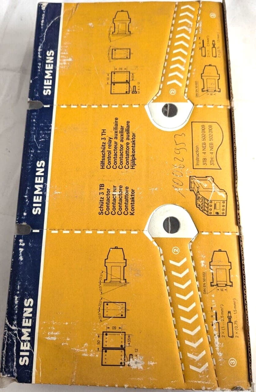 3x Siemens 3TB:4 NEB 5020109 Schütz Contactor 3TH8280-0BB4 NEU OVP