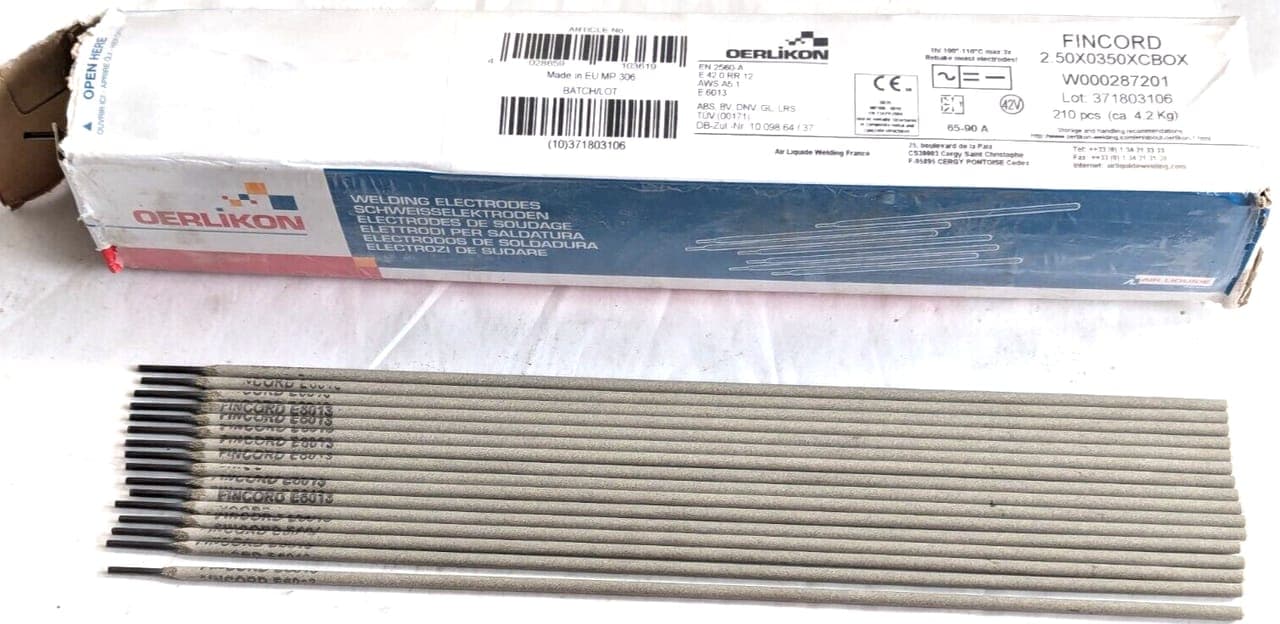 Oerlikon FINCORD 2.50x0350xCBOX Stabelektrode * 4,2KG * NEU OVP