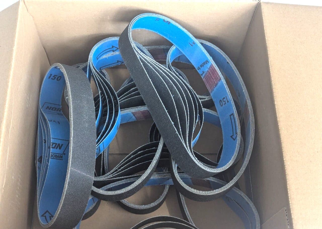 50x NORTON Schleifband R445 Feilenschleifbänder 30 x 533 mm NEU OVP