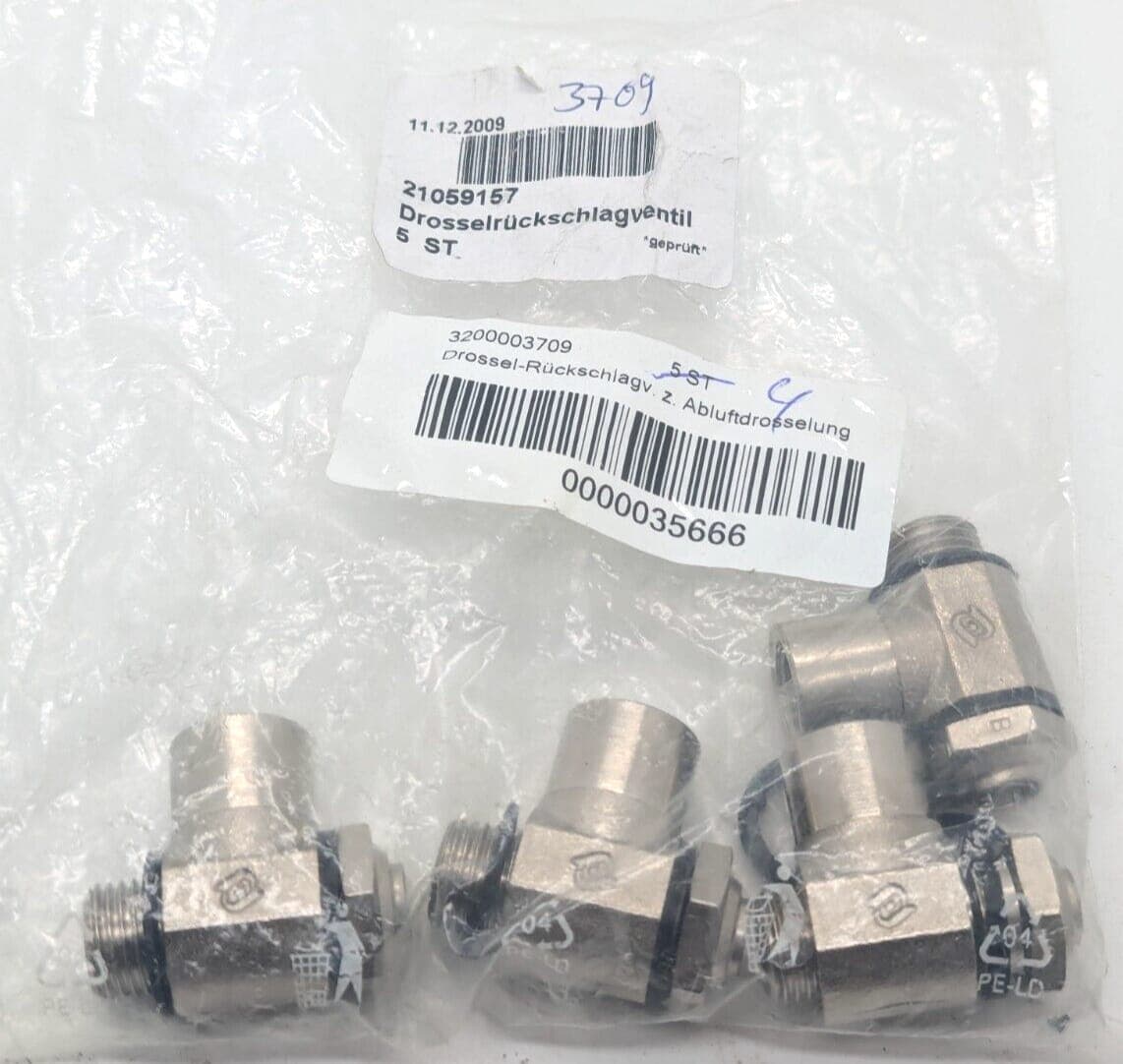 4x Drosselrückschlagventil 21059157 NEU