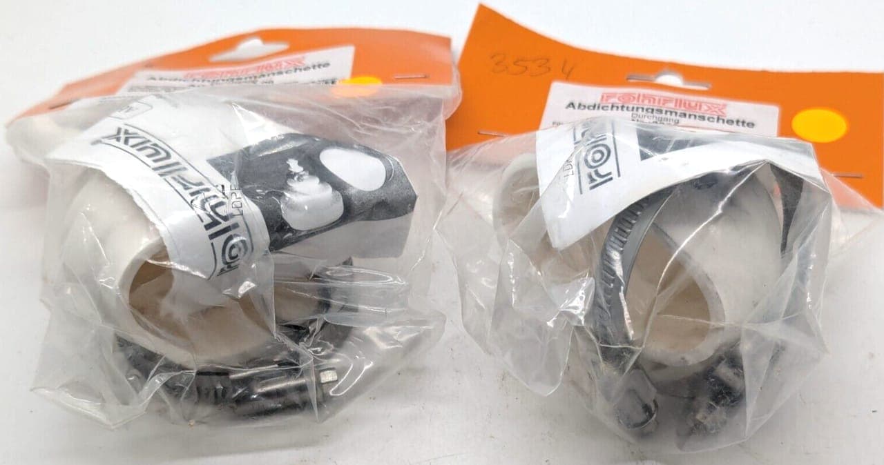 2x Rohrlux Abdichtungsmanschette Durchgang 8060-00 NEU OVP