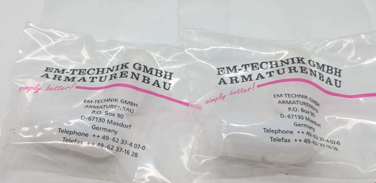 2x EM-Technik Armaturenbau P.O Box 90 NEU OVP