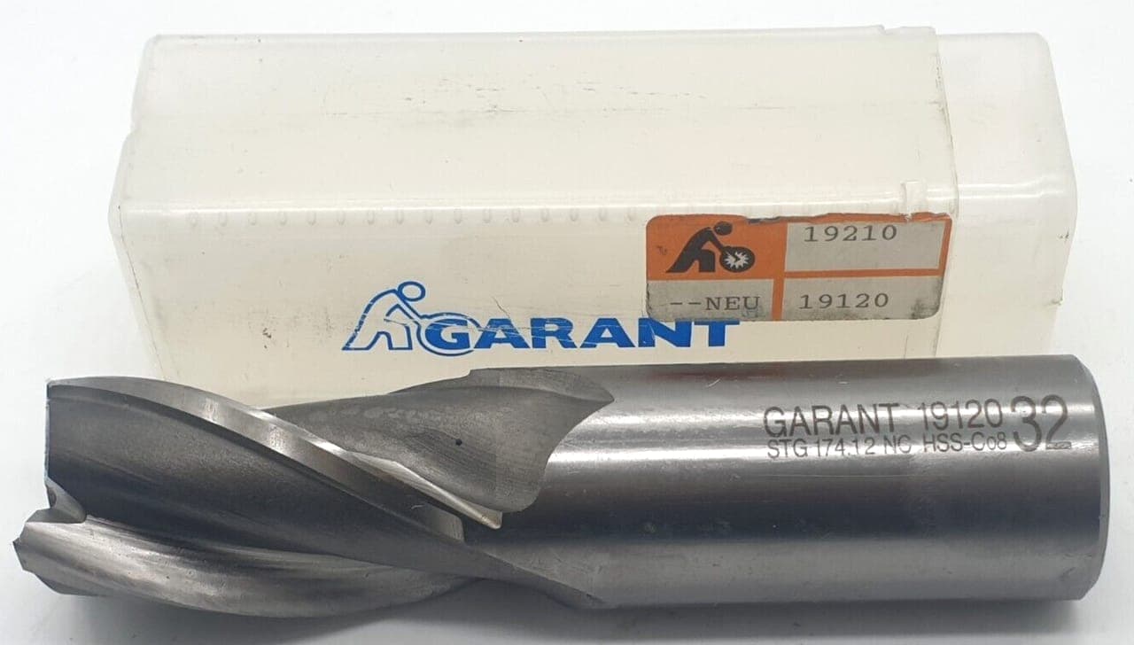 Garant 19120 STG 174.12 NC HSS-Co8 Schaftfräser Schlichtfräser 32