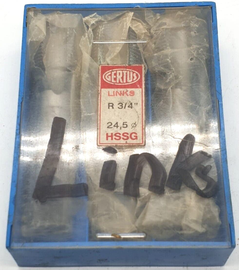 3x Gertus Rohrgewindebohrer 3/4 24,5 Metallschraubgewinde Gewindebohrer HSS
