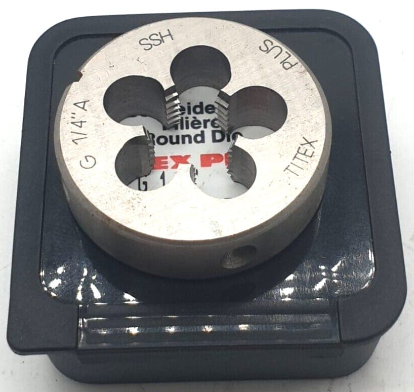 Gewindeschneideisen Schneideisen G 1/4 C6111 DIN 5158 Titex Plus
