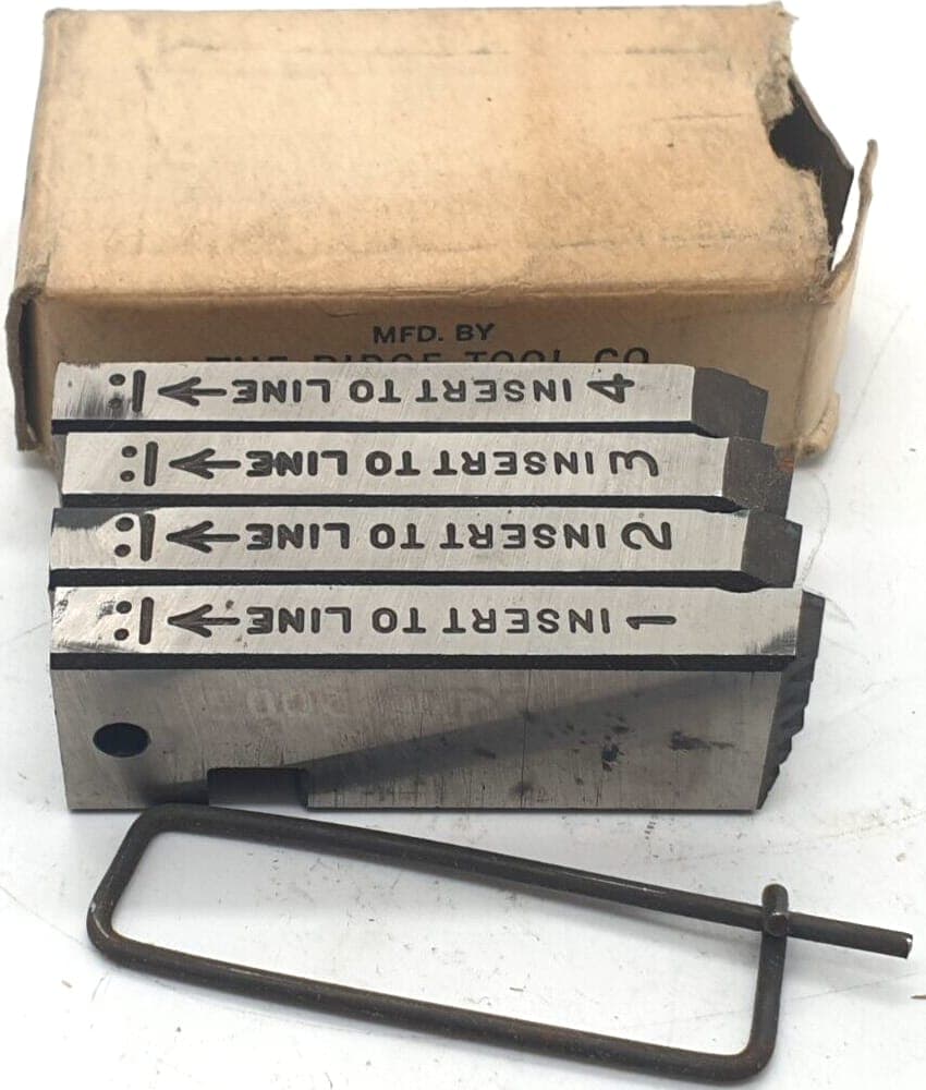 Ridgid 500B Schneidbacken 7/8" - 9 B.S.W Bolt Dies NEU OVP
