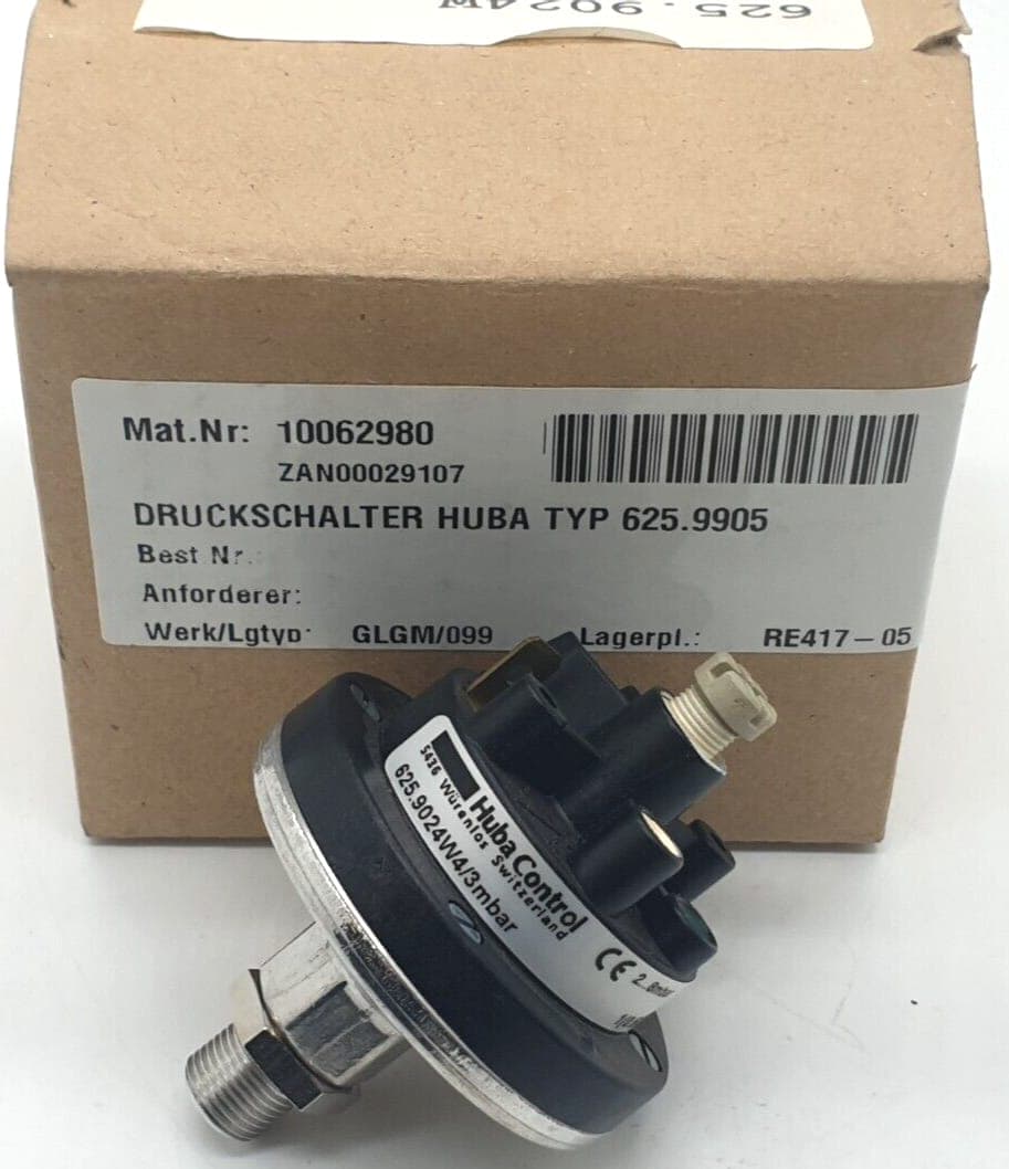 Huba control 625.9024W4/3mbar Druckschalter NEU OVP