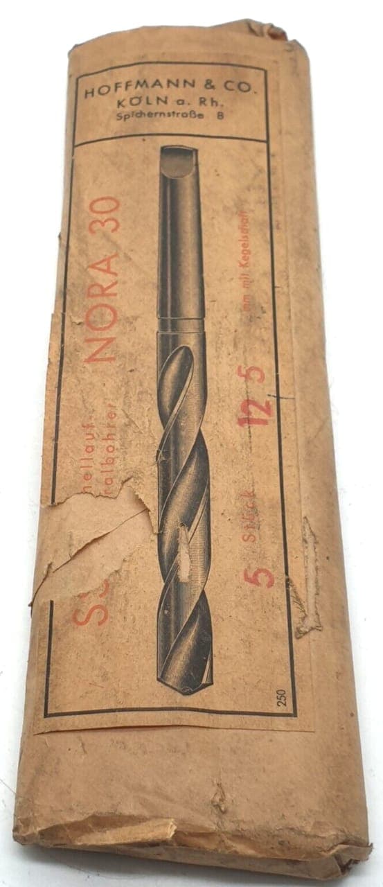 5x Hoffmann & CO Spiralbohrer 12,5 mm mit Kegelschaft NEU OVP