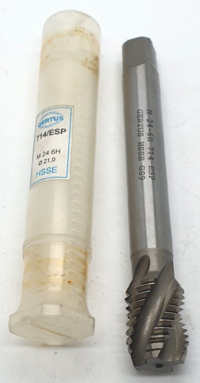 Gertus 714/ESP M 24 6H 21 mm Gewindebohrer NEU OVP