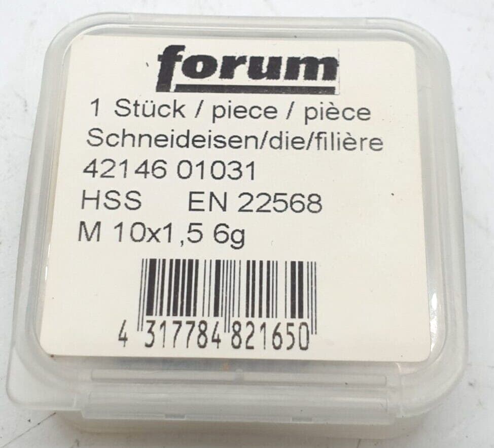 Forum Schneideisen M10-6 HSS NEU OVP