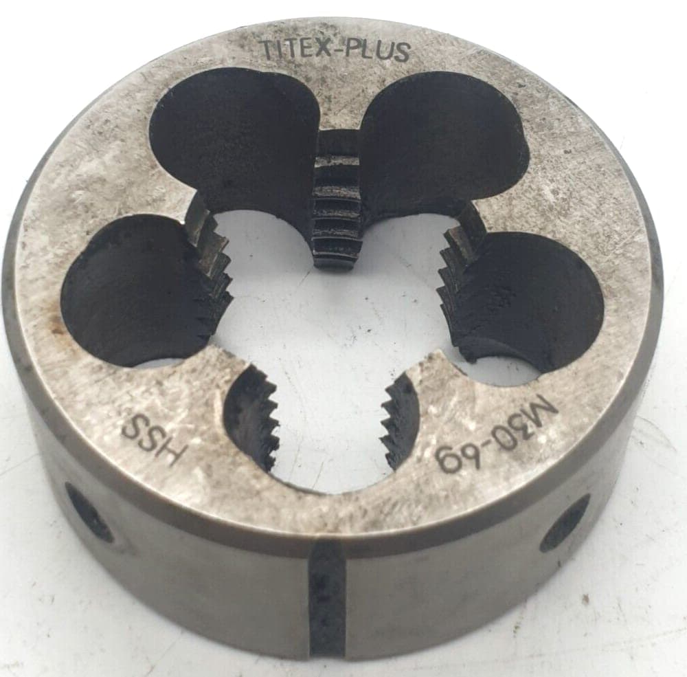 Gewindeschneideisen Schneideisen M30-6g HSS Titex Plus