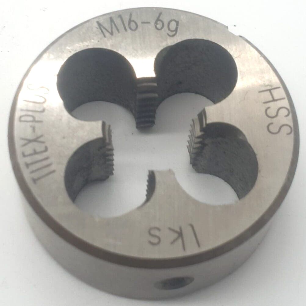 Schneideisen M16-6g HSS Gewindeschneider lks – Bild 1