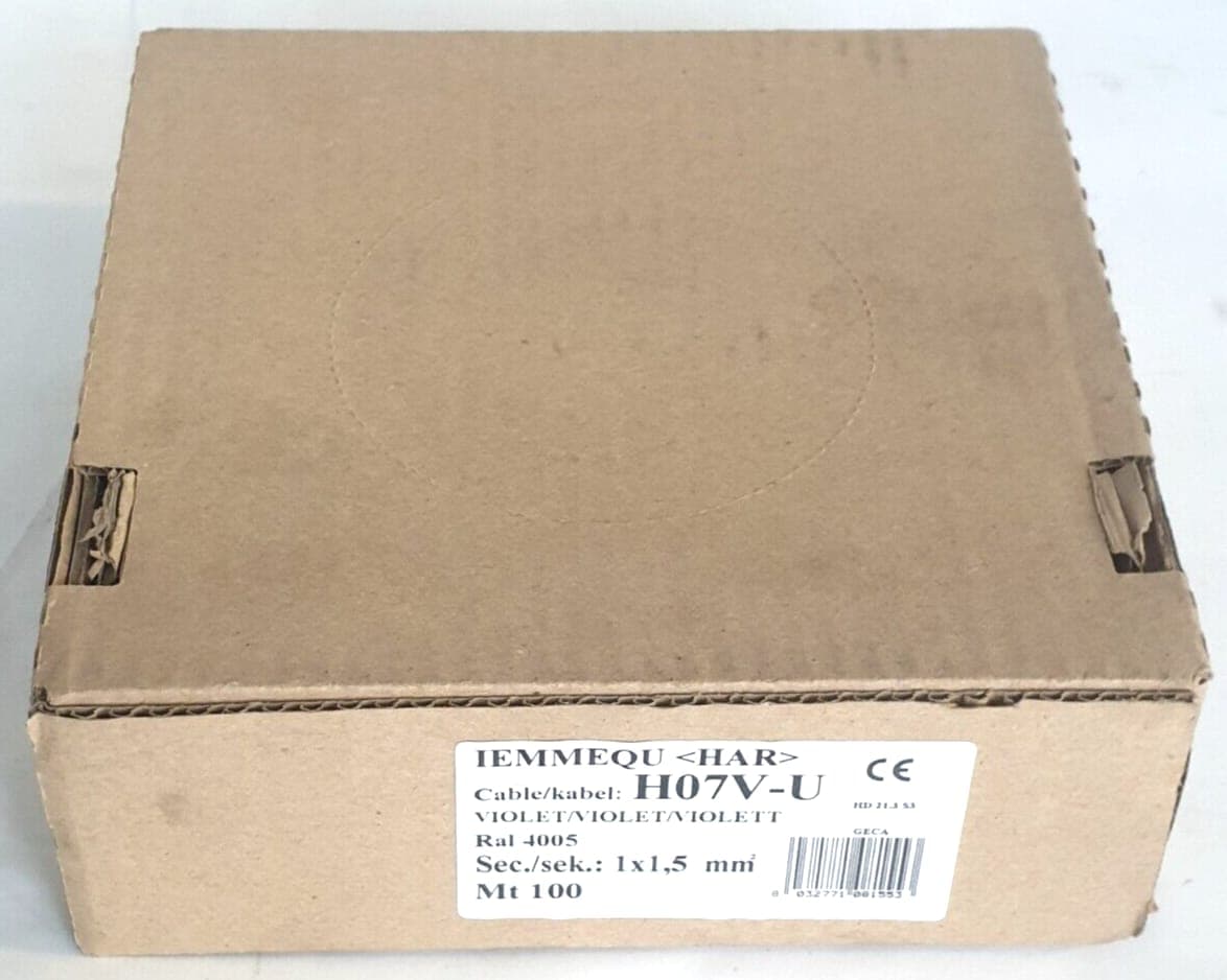 H07V-U 1x1,5mm² Aderleitung Kabel 100m Violett