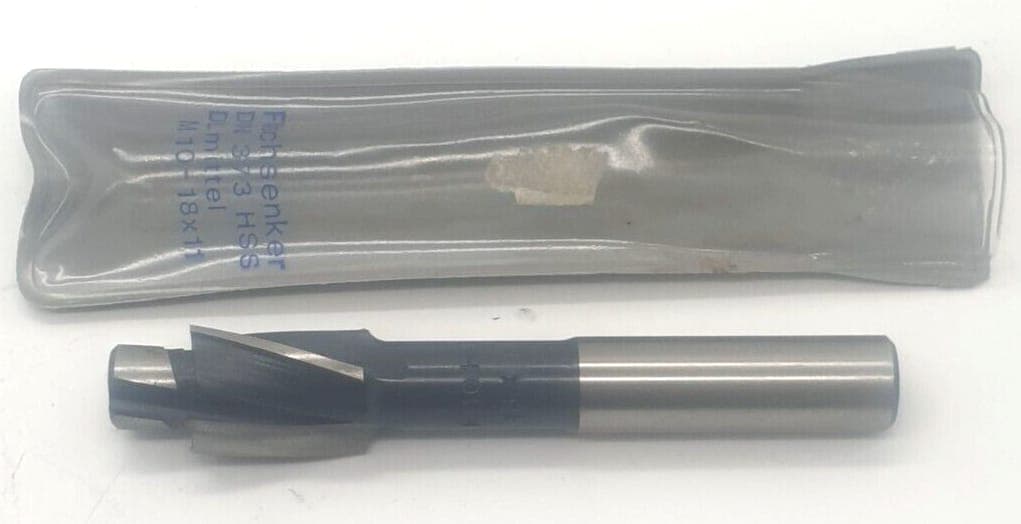 Flachsenker DIN 373 HSS DL mittel M 10-18x11