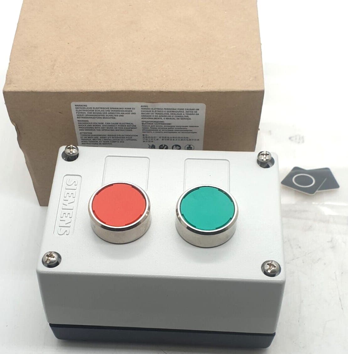 Siemens 3SB3 802-2DA3 Drucktaster NEU OVP
