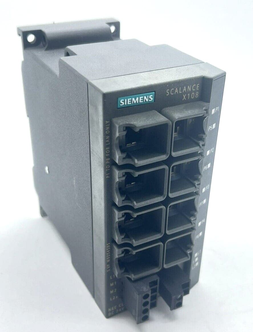Siemens Simatic NET Industrial Ethernet Switch 1P 6GK5108-0BA00-2AA3