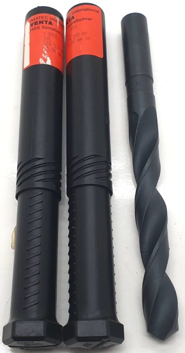 2x Venta Spiralbohrer DIN 338 RN 15,50 mm zyl