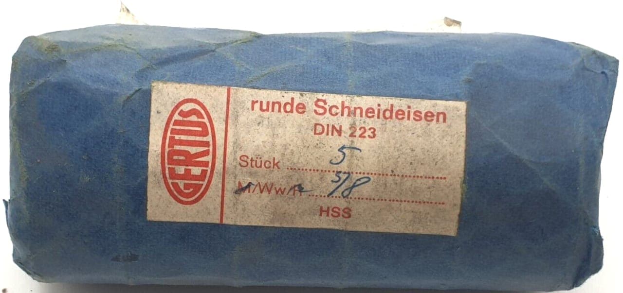 5/8 HSS Schneideisen * 5 Stück *