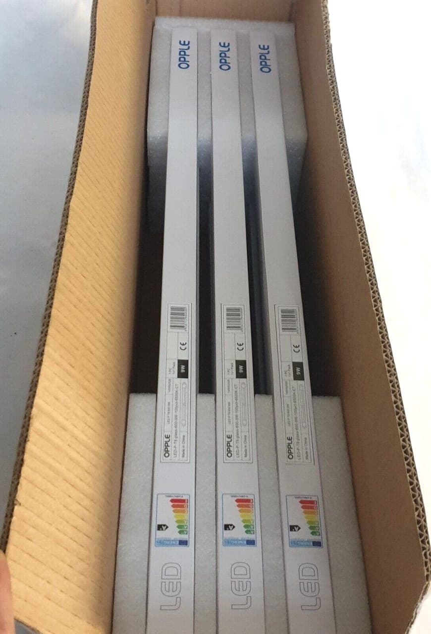 9x Opple LED T8 Tube Leuchtstoffröhre 755x165x170