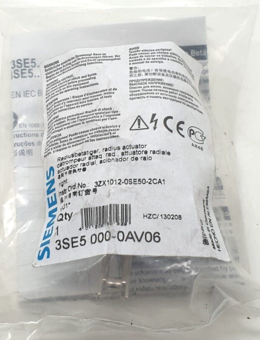 Siemens 3SE5000-0AV06 Radiusbetätiger NEU OVP