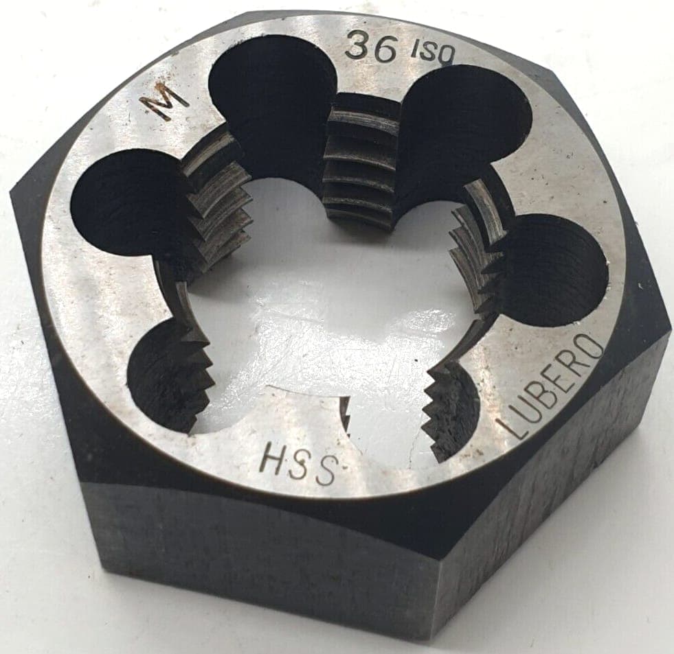 Lubero Schneidmutter M36 ISO HSS Schneideisen