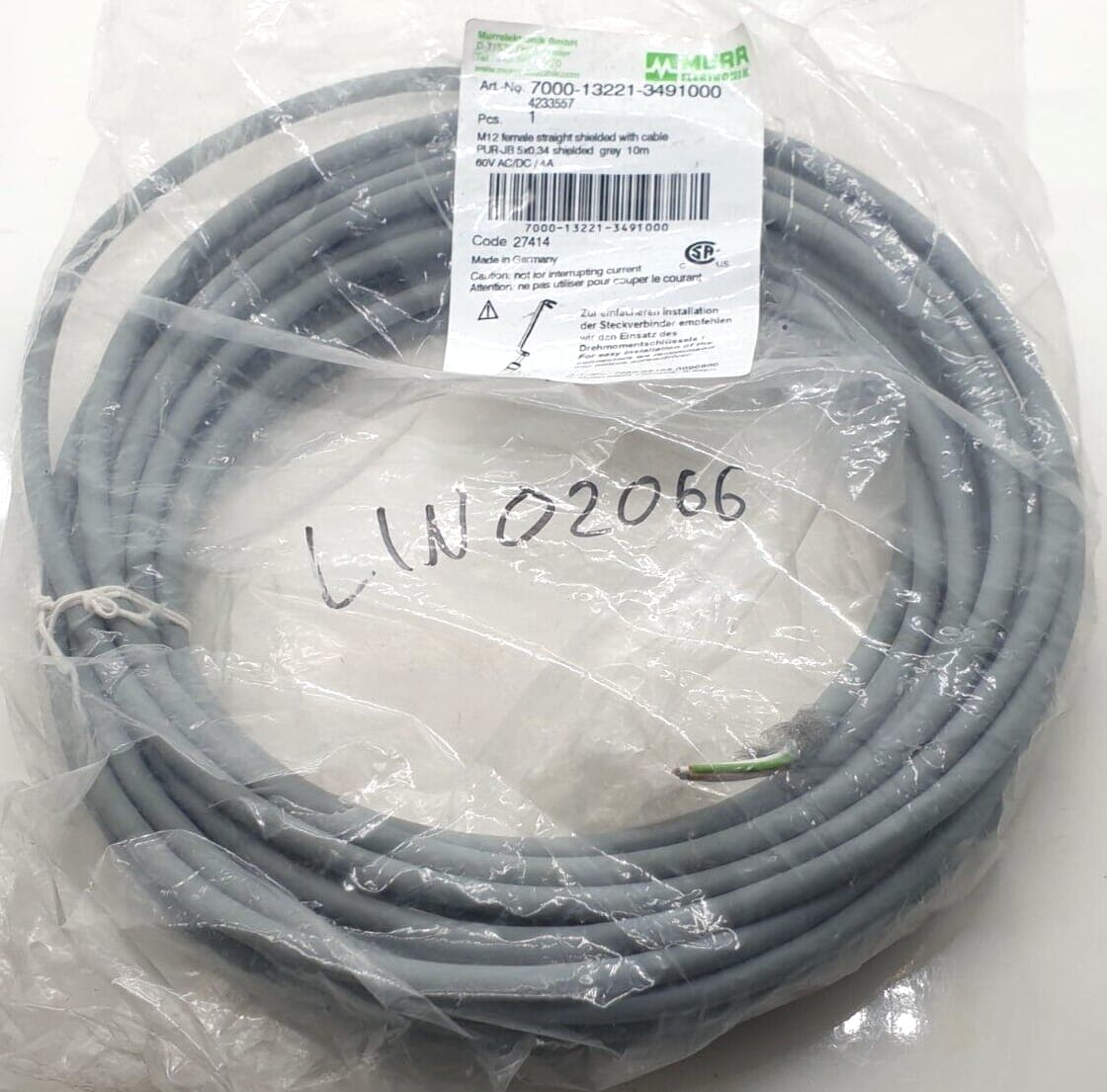 Murr Elektronik 7000-13221-3491000 Sensorleitung NEU