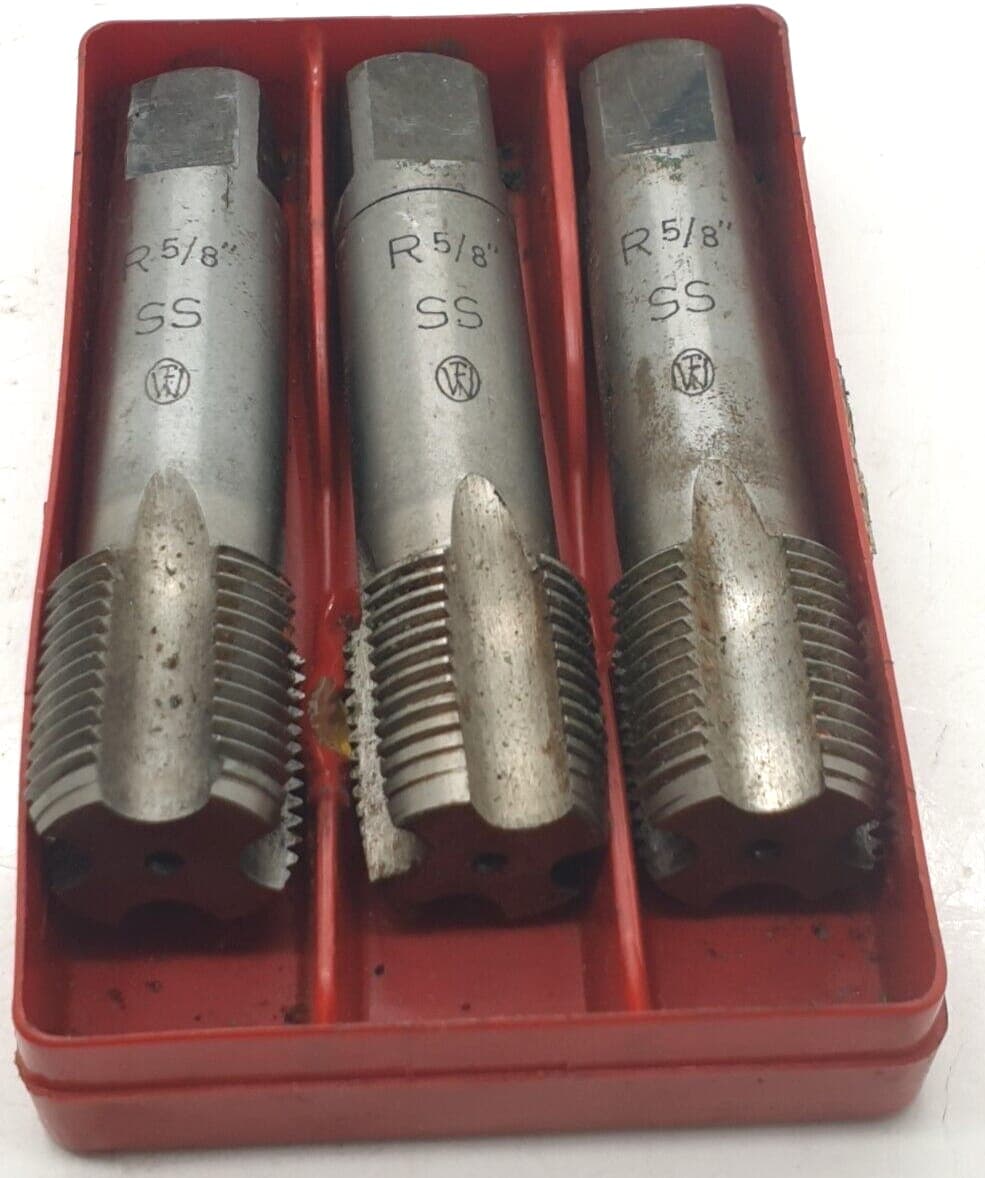 3X R5/8" SS Gewindebohrer