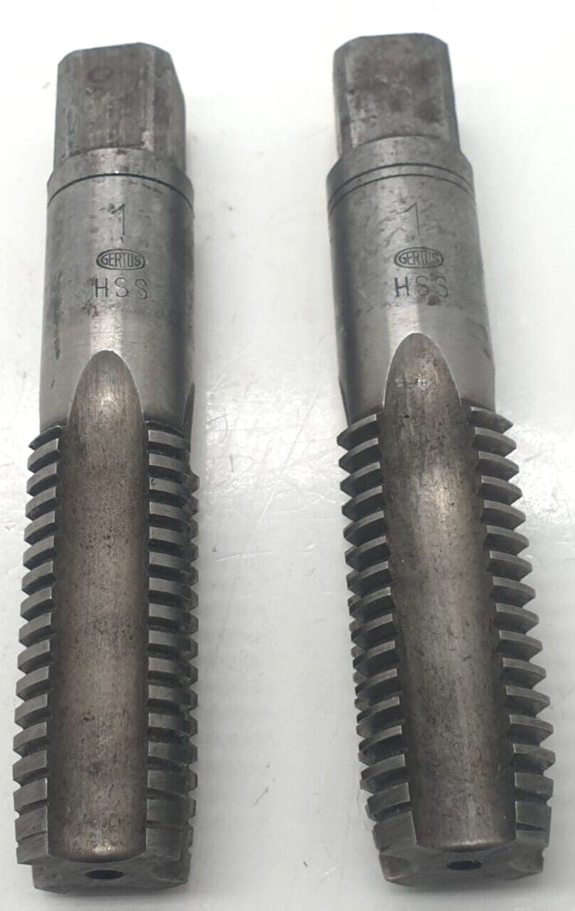 2x Gertus 1 HSS Gewindebohrer
