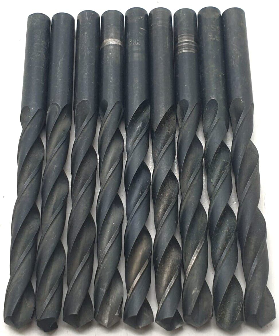 9x Spiralbohrer 9,8 HSS