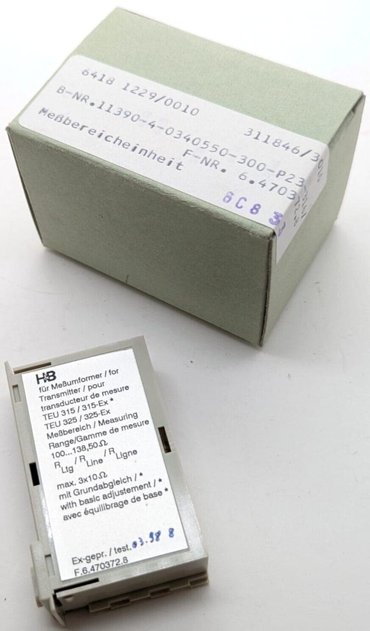 Hartmann & Braun TEU 315 / 315-Ex für Meßumformer MK 374 NEU OVP
