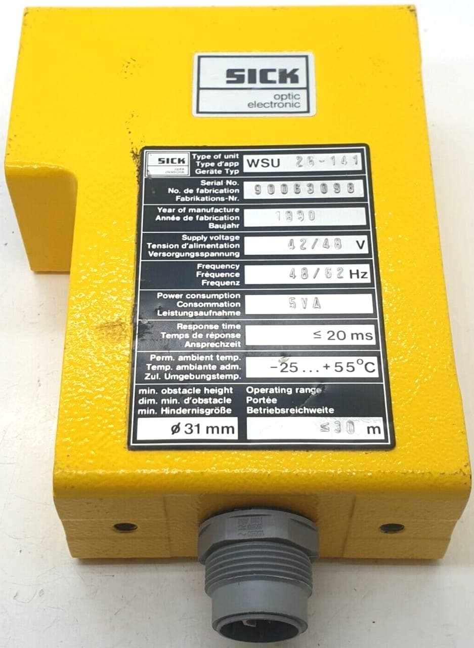 Sick WSU 26-141 Lichtschranke 42/48V Sensor Sicherheitslichtschranke