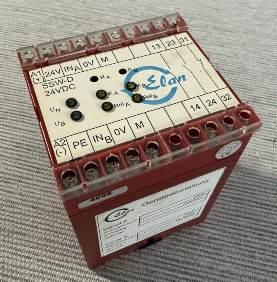 ELAN Sicherheitsrelais Typ SSW-D-24 VDC