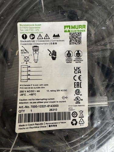 MURR Elektronik 7000-12221-6143000 / 7000122216143000 NEU