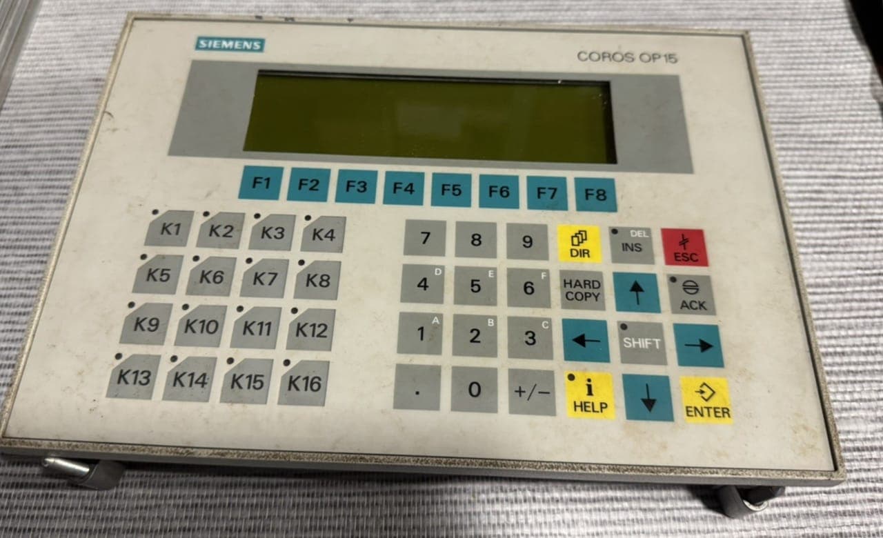 Siemens Operator Panel OP 15-C1 6AV3515-1MA20-1AA0 E:2 Used