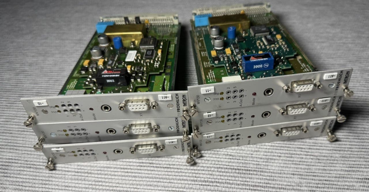 6xJW Froehlich Imtron MV130 Steuerplatine Ansteuerkarte