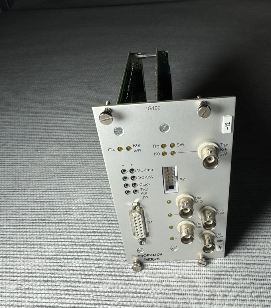 JW Froehlich Imtron IG100 Controller Board