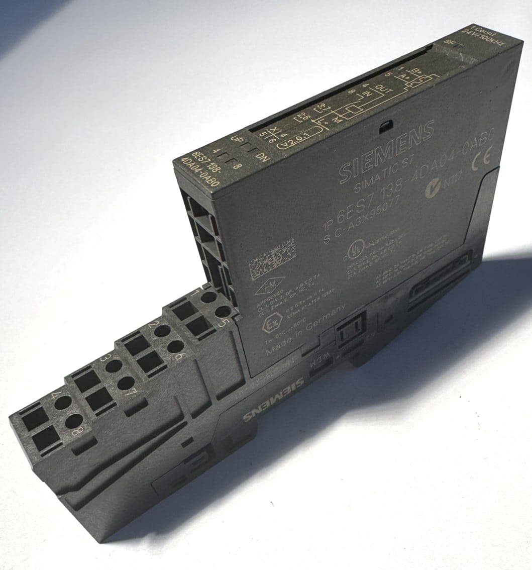 Siemens Simatic 1count 6ES7138-4DA04-0AB0 6ES7 138-4DA04-0AB0 mit Sockel
