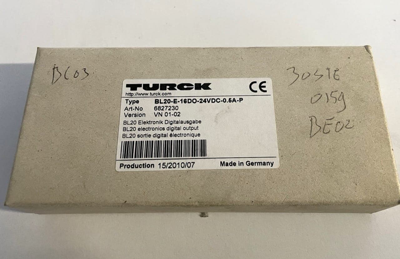 Turck Economy Modul BL20-E-16 #6827230 NEU OVP