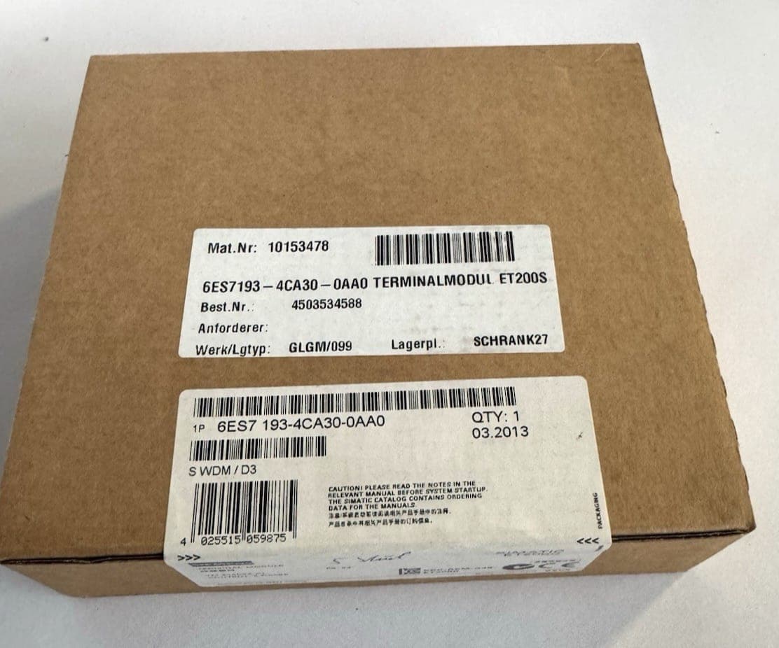 Siemens 6ES7193-4CA30-0AA0 / 5 STÜCK NEU OVP