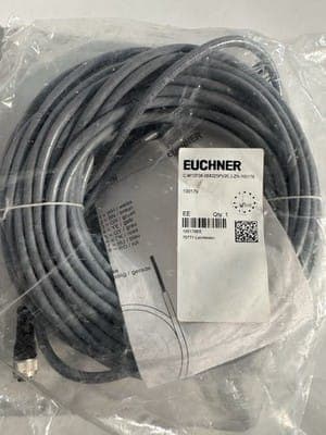 Euchner C-M12F08-08X025PV20,0-ZN-100179 Anschlussleitung mit Steckverbinder, 20m