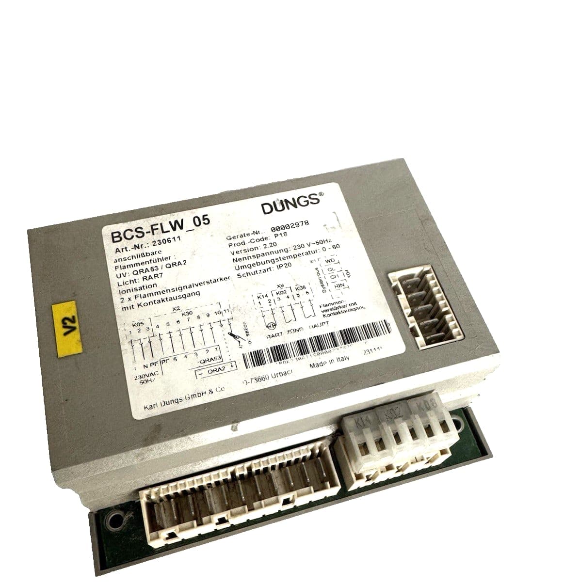 Dungs BCS FLW 05 Feuerungsautomat /Flame Detector System /