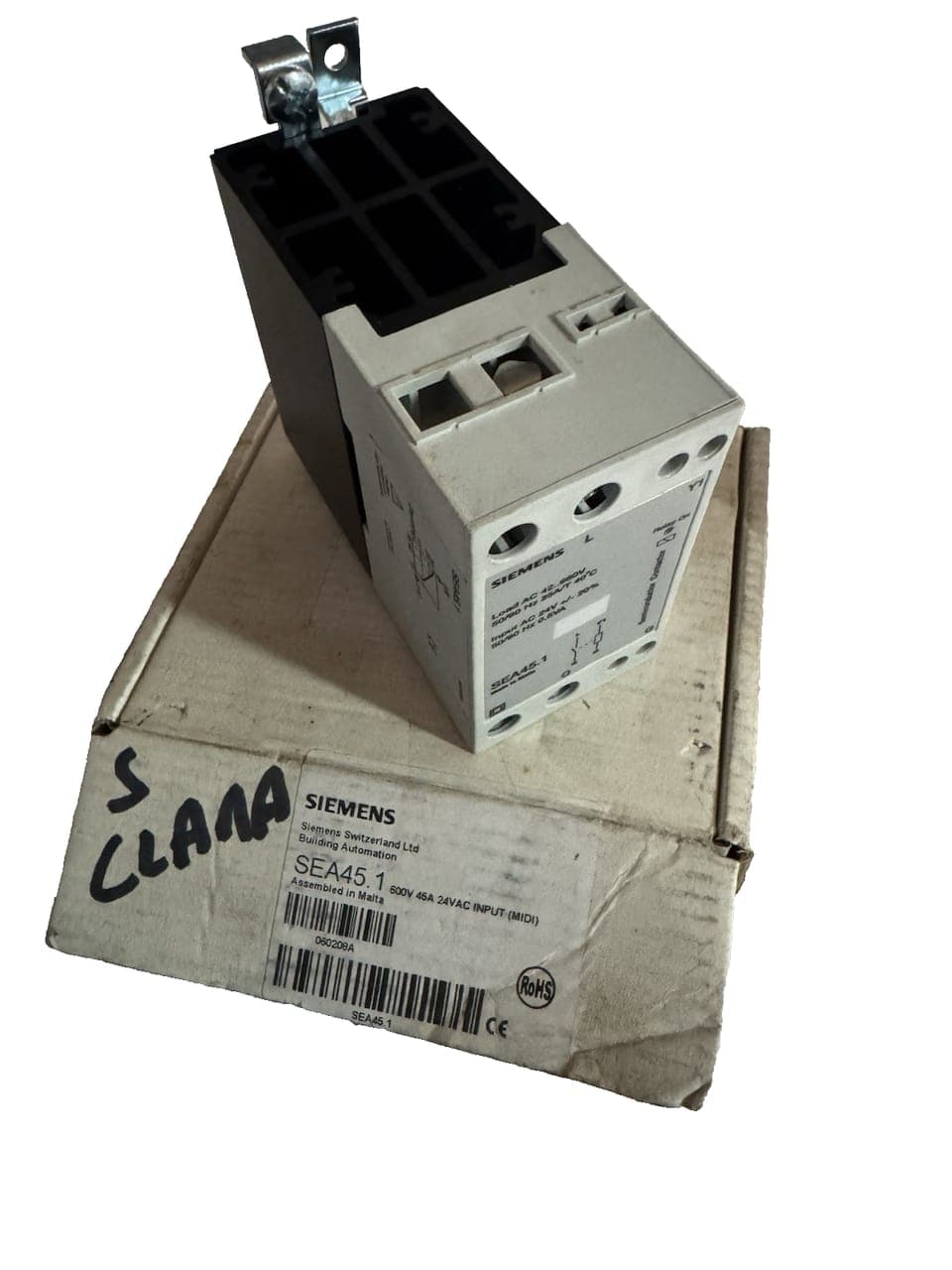 Siemens SEA45.1 Stromventil In 24VAC Out 42-660V NEU