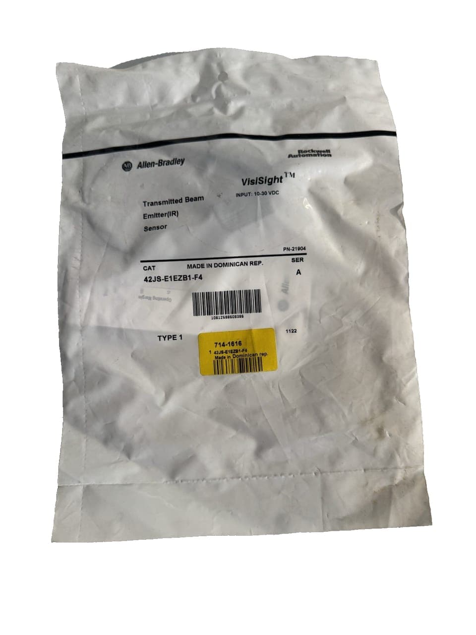ALLEN-BRADLEY PHOTOSWITCH 42JS-E1EZB1-F4 PHOTOELEKTRISCHE SCHALter neu