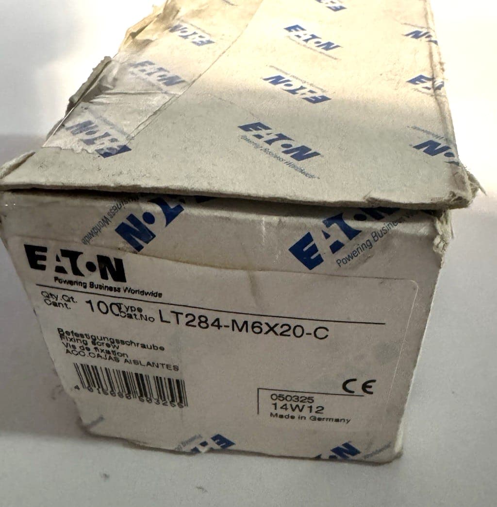80 Stk. Eaton Befestig.-Schraube LT284-M6X20-C Metallschrauben 050325