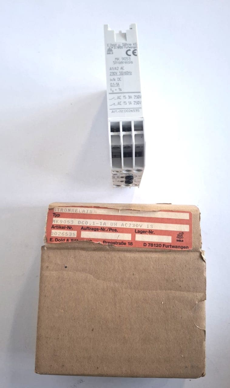 E. DOLD & SÖHNE MK9053 AC230V 1S Stromrelais 0026535