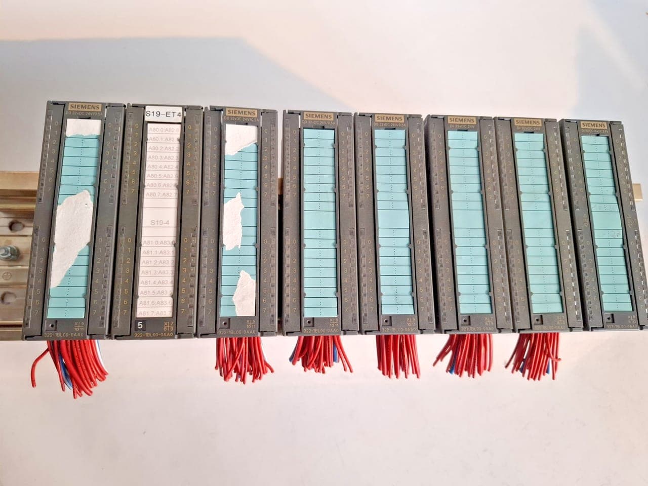 5x Siemens Simatic 322-1BL00, 2x 321-1BL00, 1x 323-1BL-00