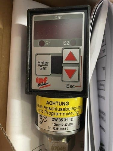 IPF DW35311D IPF DRUCKSENSOR DW 35 31 1D NEU